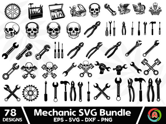 Download Mechanic Tools Svg Bundle - Mechanic tools svg Collection
